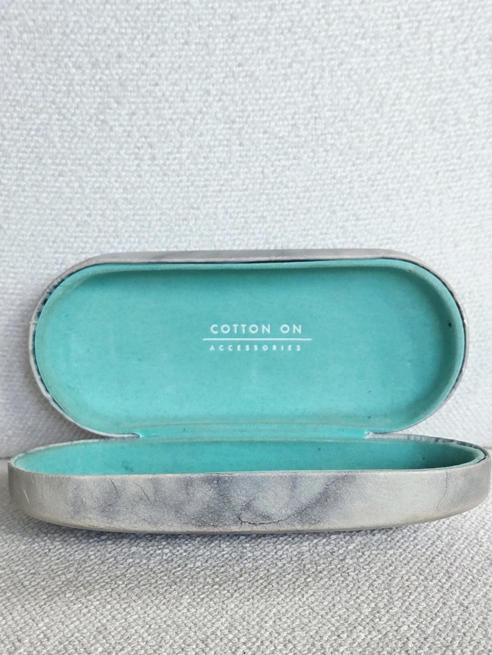 Cotton On Marble Tie Dye & Turquoise Hard Shell Sunglasses Case